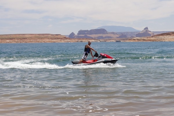 Jet ski lac Powell