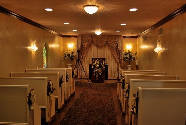 Intérieur Chapelle de Mariage à Las Vegas