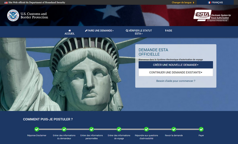 Site officiel de l'ESTA