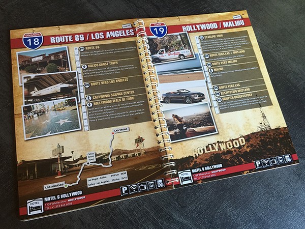 Road Book pour un road trip aux USA