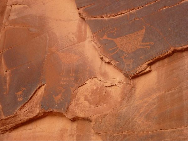 Pétroglyphes Monument Valley