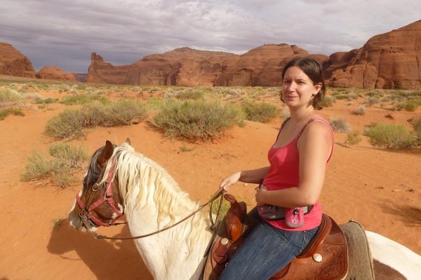 Randonnée à cheval à Monument Valley