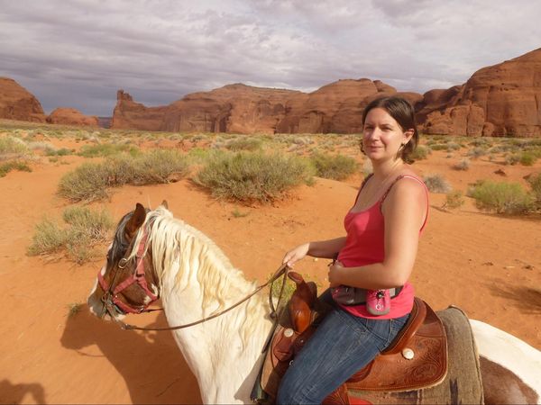 Randonnée à cheval à Monument Valley