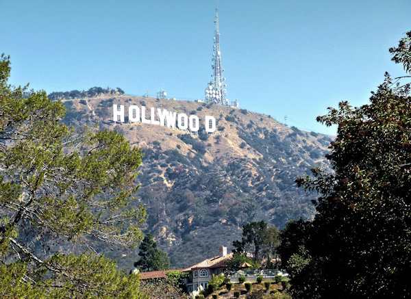 Hollywood Sign depuis Lake Hollywood Trail