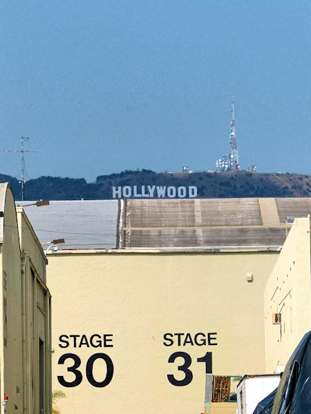 Hollywood Sign depuis Paramount Studios