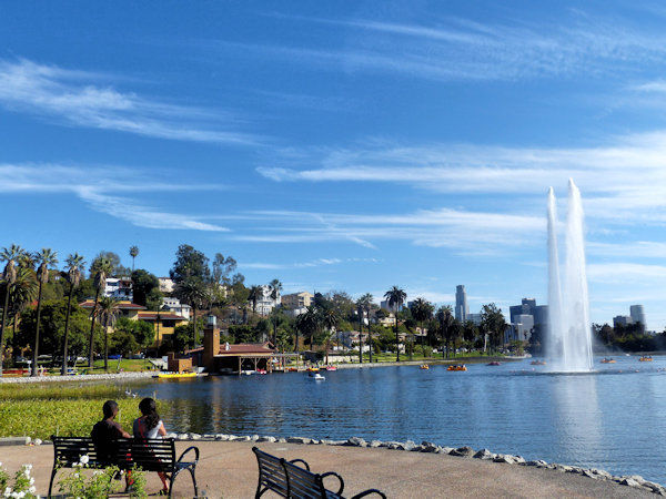 Echo Park Lake Los Angeles