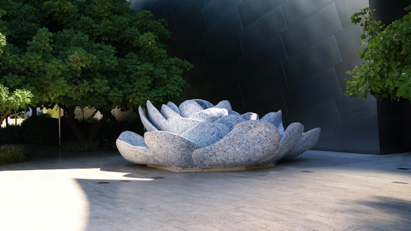 Blue Ribbon Garden at Walt Disney Concert Hall