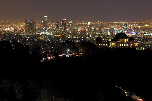 Griffith Park de nuit Los Angeles