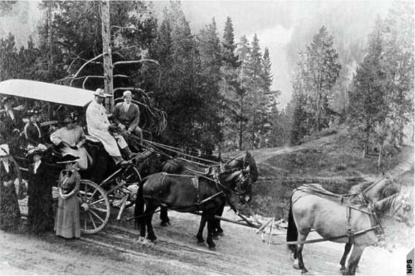 Yellowstone en voitures à cheval