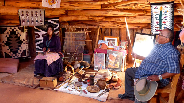 Artisanat Navajo à Monument Valley