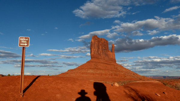 Wild Cat Trail en fin de journée Monument Valley