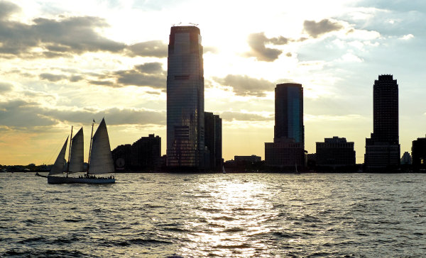 Hudson River avec vue sur Manhattan