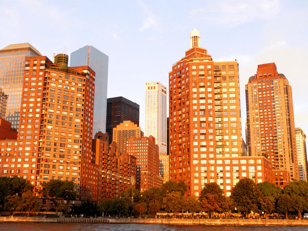 Manhattan au soleil couchant