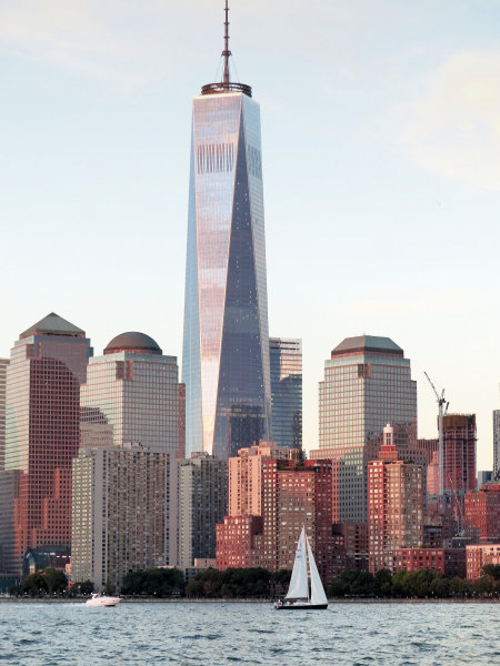 One World Trade Center depuis la Goélette