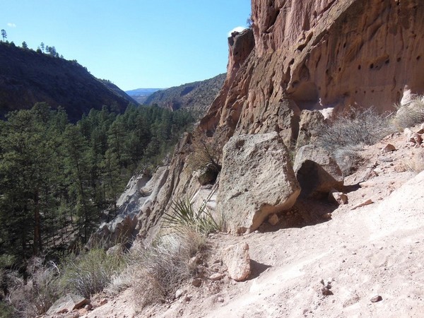 Panorama depuis House Cave Bandelier National Monument