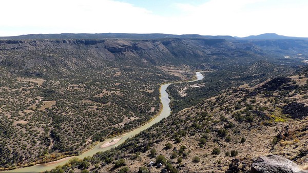 Rio Grande White Rock Overlook Bandelier National Monument