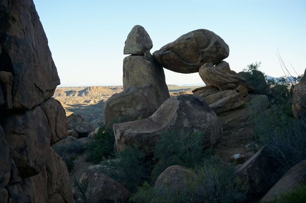 Balanced Rock Grapevine Hills Trail Big Bend