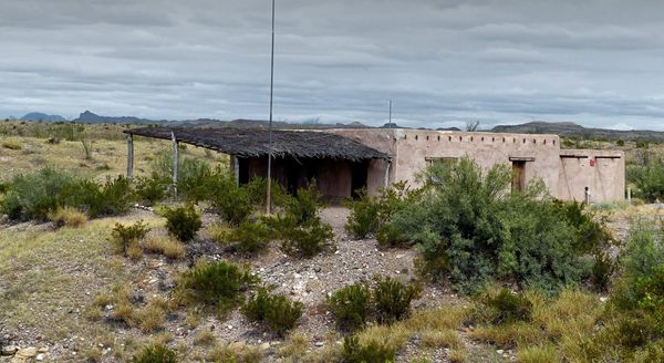 Maison en adobe Castolon Historic District Big Bend