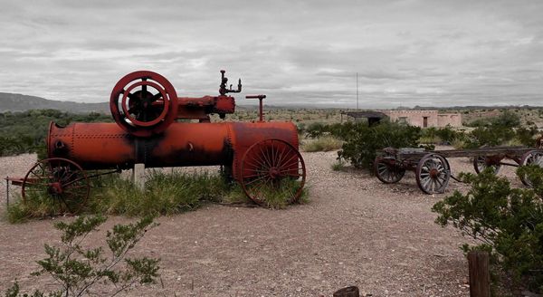Ancienne machine agricole Castolon Historic District Big Bend
