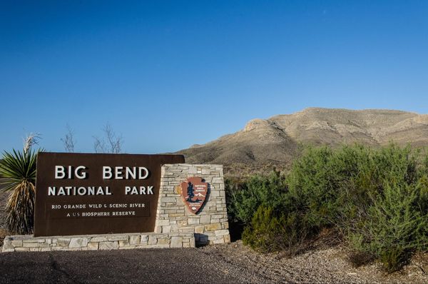 Entrée Big Bend National Park Texas