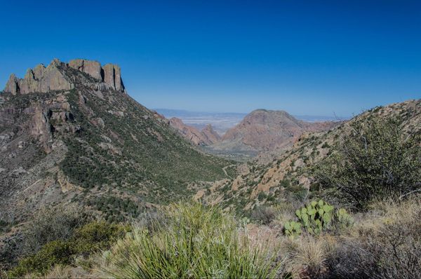 Superbe panorama sur Pine Canyon Big Bend