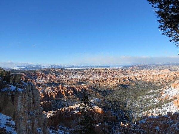 Bryce Point enneigé Bryce Canyon NP