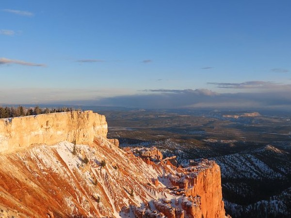 Yovimpa point enneigé Bryce Canyon NP