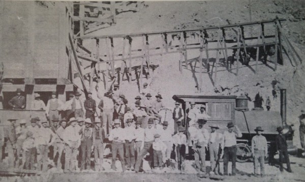Calico Silver Crew Silver King Mine, circa 1885