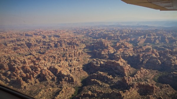Survol en avion de Canyonlands
