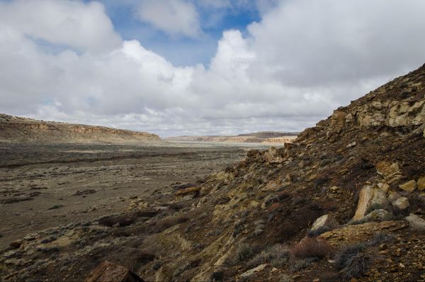 Vue sur Chaco Canyon