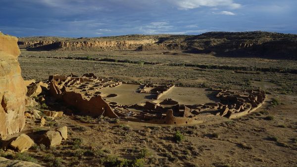 Pueblo Bonito Overlook Chaco Culture NHP