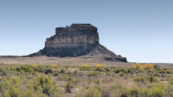Les strates géologiques de Fajada Butte Chaco Culture NHP
