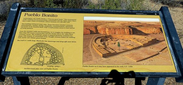 Pueblo Bonito (village en forme de “D” typique), tel qu’il était jadis