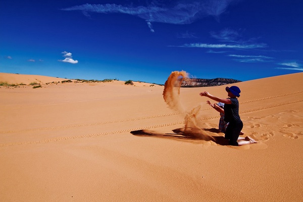 Jeu de sable