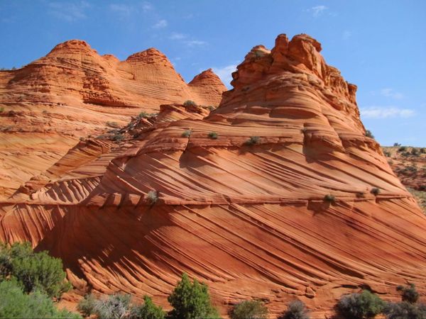 Streaks and layers Paw Hole Coyote Buttes South Arizona
