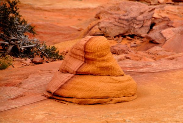 Roche remarquable Coyote Buttes South Arizona