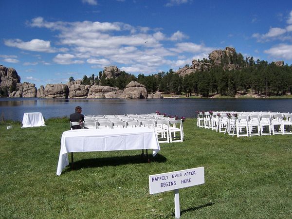 Mariage Sylvan Lake Custer State Park