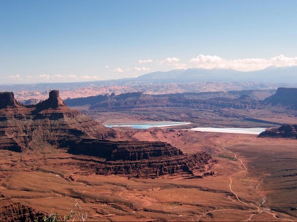 Les bassins de potasse au cœur des red rocks