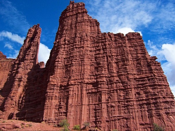 Cathédrale naturelle Fisher Towers Utah