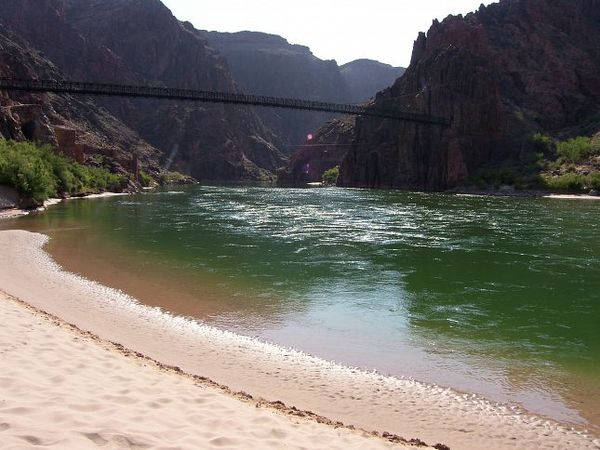 Plage Colorado Black Bridge Grand Canyon Arizona