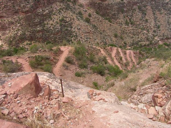 Randonnée Bright Angel Trail Grand Canyon Arizona