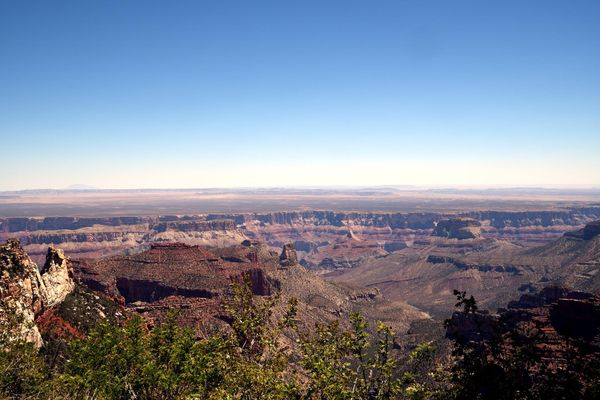 Roosevelt Point Grand Canyon Rive nord Arizona