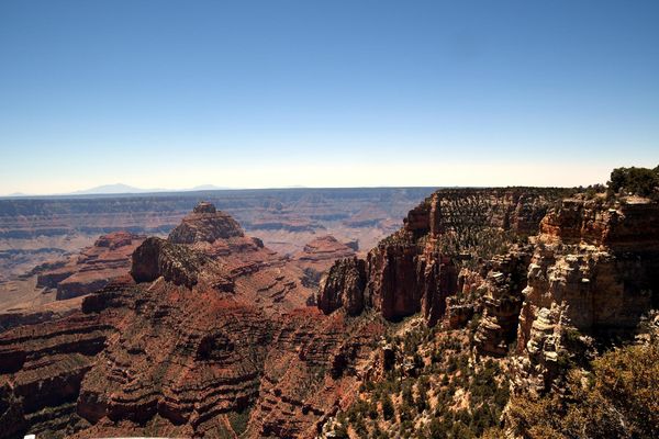 Walhalla Overlook Grand Canyon rive nord Arizona