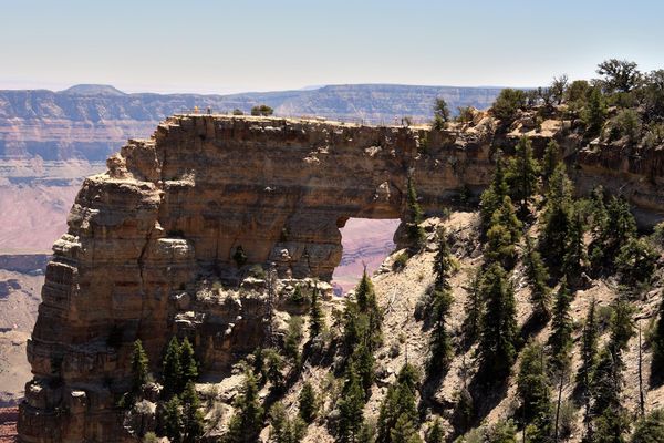 Angels Window rive nord Grand Canyon Arizona