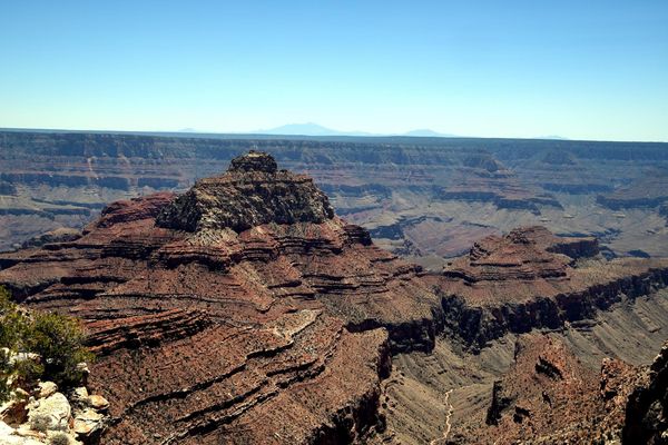 Vishnu Temple rive Nord Grand Canyon Arizona