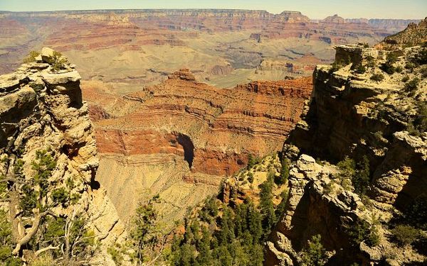 Vue depuis Mather Point Grand Canyon Arizona