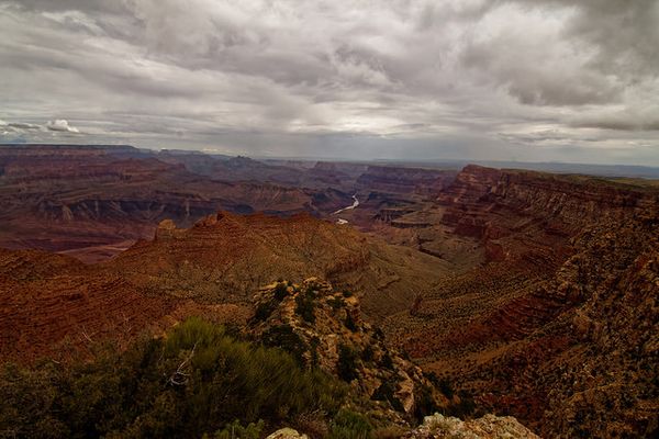 Vue depuis Navajo Point Grand Canyon Arizona