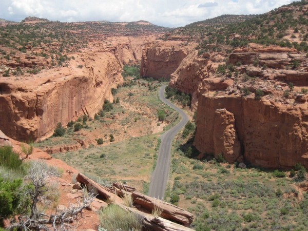 Début de Long Canyon Burr Trail Utah