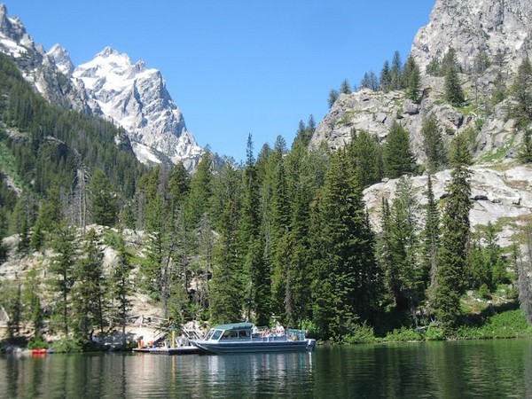 Bateau navette de Jenny Lake Wyoming