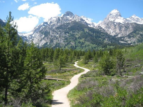 Vers Taggart Lake Wyoming